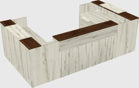 Reception desk u-shape