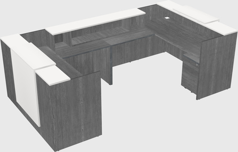 Reception desk u-shape