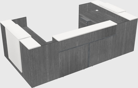 Reception desk u-shape