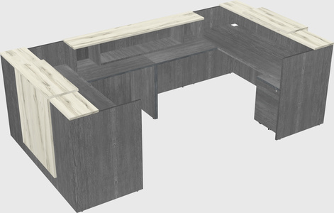 Reception desk u-shape