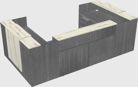 Reception desk u-shape