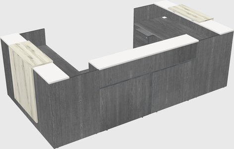 Reception desk u-shape