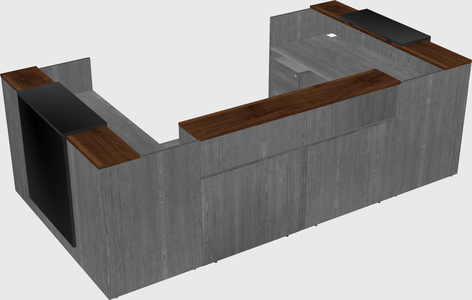 Reception desk u-shape