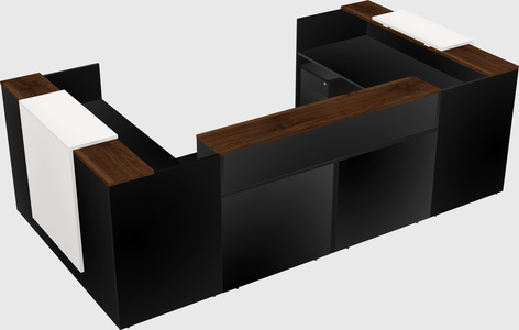Reception desk u-shape