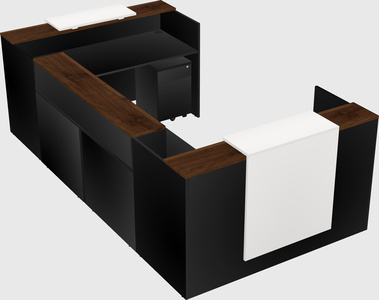 Reception desk u-shape
