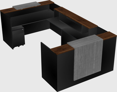 Reception desk u-shape