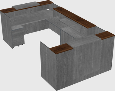 Reception desk u-shape