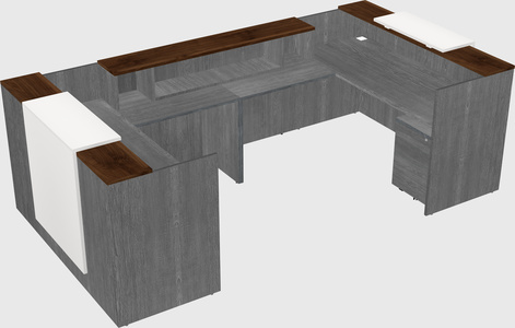 Reception desk u-shape