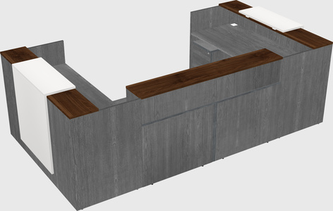 Reception desk u-shape