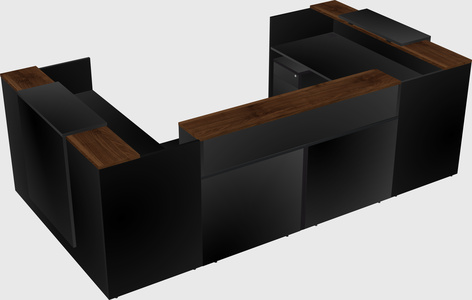 Reception desk u-shape