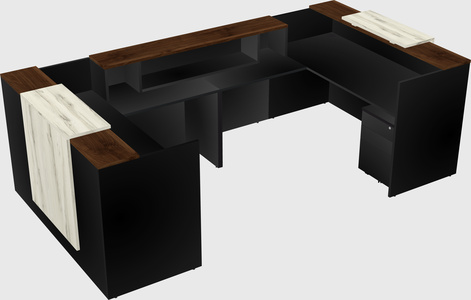 Reception desk u-shape
