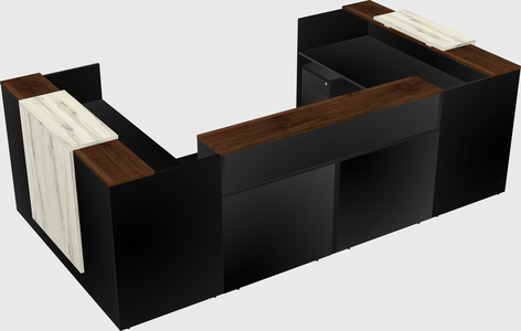 Reception desk u-shape