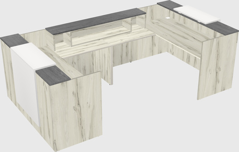 Reception desk u-shape