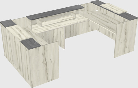 Reception desk u-shape