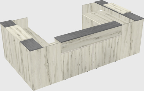 Reception desk u-shape