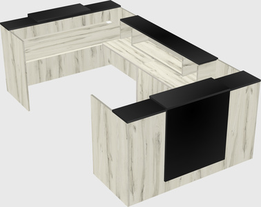 Reception desk u-shape