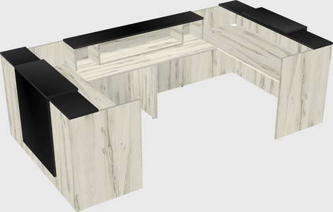 Reception desk u-shape