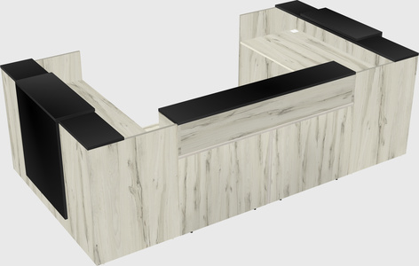 Reception desk u-shape