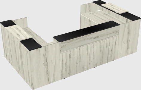 Reception desk u-shape