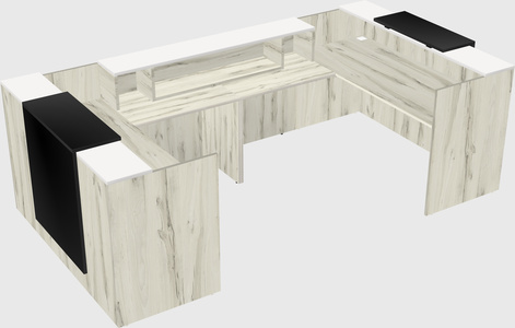 Reception desk u-shape