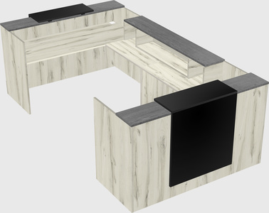 Reception desk u-shape