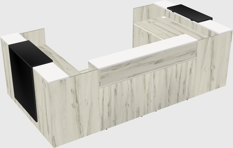 Reception desk u-shape