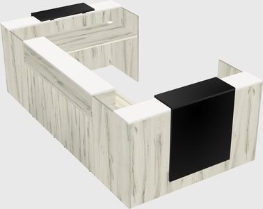 Reception desk u-shape