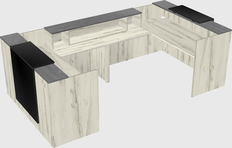 Reception desk u-shape