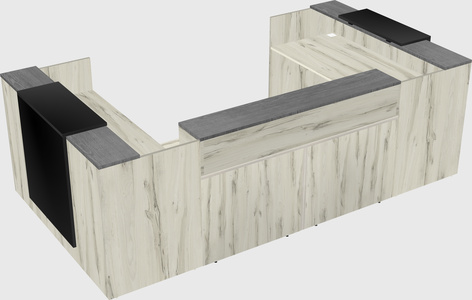 Reception desk u-shape