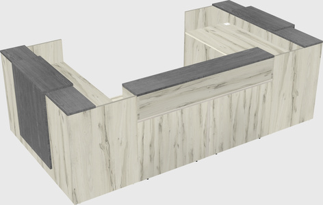 Reception desk u-shape