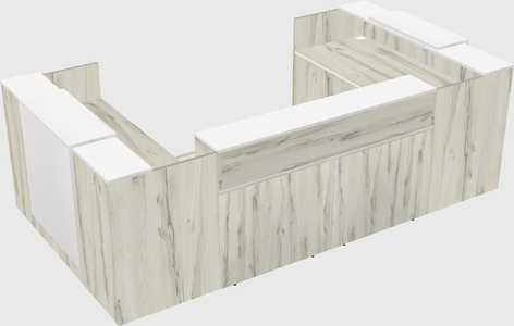 Reception desk u-shape