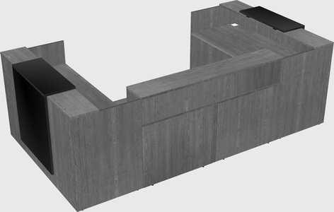 Reception desk u-shape