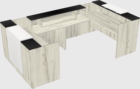 Reception desk u-shape