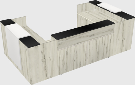 Reception desk u-shape