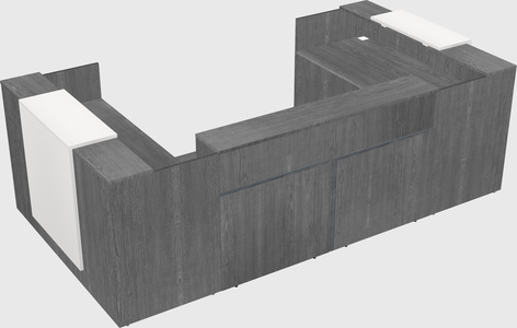 Reception desk u-shape