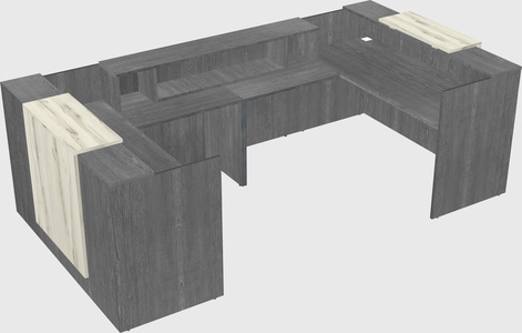 Reception desk u-shape