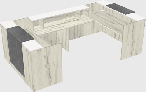 Reception desk u-shape