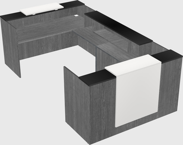 Reception desk u-shape