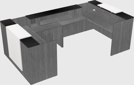 Reception desk u-shape