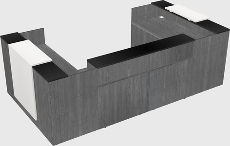 Reception desk u-shape