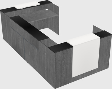 Reception desk u-shape