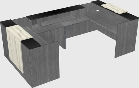 Reception desk u-shape