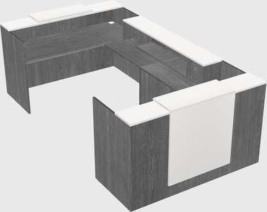 Reception desk u-shape