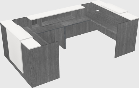 Reception desk u-shape
