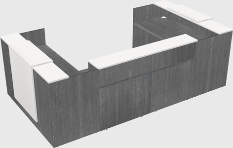 Reception desk u-shape
