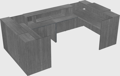 Reception desk u-shape
