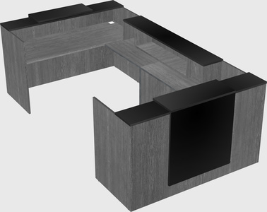 Reception desk u-shape