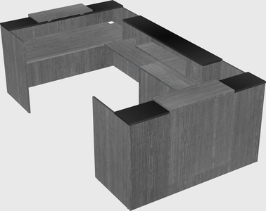 Reception desk u-shape
