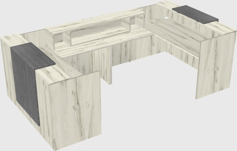 Reception desk u-shape