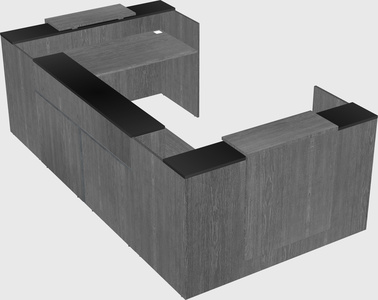 Reception desk u-shape